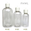 16 oz. PET Boston Round Bottles With Turret Caps 16 oz. PET Boston Round Bottles With Turret Caps